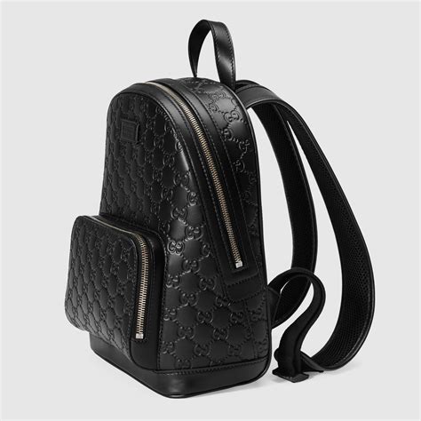 gucci soft leather backpack|gucci signature leather backpack.